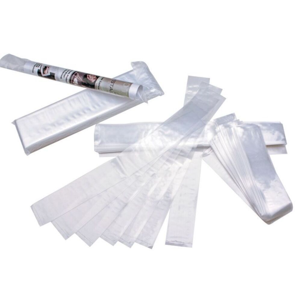 Plastic Poster Tubes 8x74.5 cm (100 pieces) Protective Sleeves